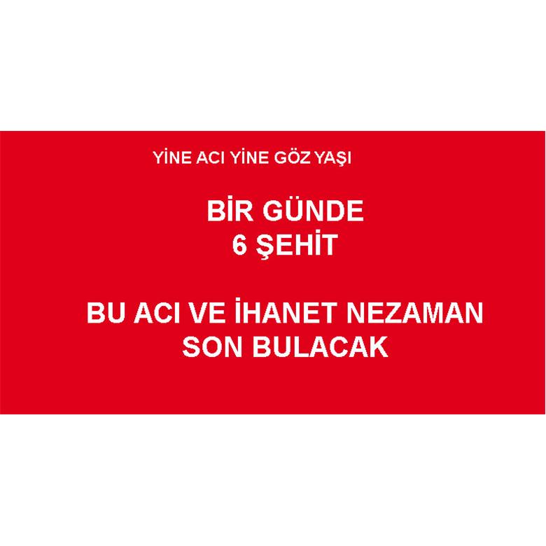BU ACI VE İHANET NE ZAMAN SON BULACAK 6 ŞEHİT